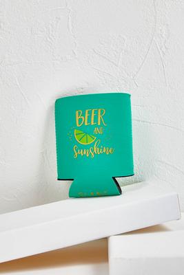 beer and sunshine koozie