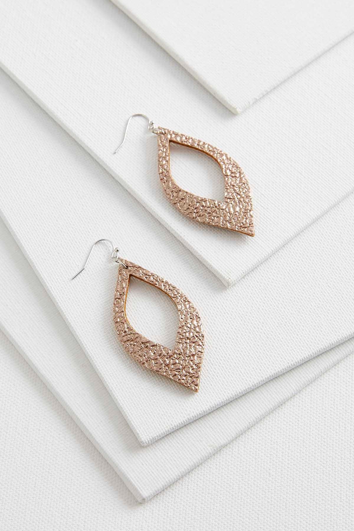 Metallic Textured Earrings