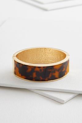 tortoise shell hinge bracelet