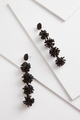 spiky mixed bead earrings