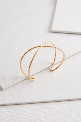 textured metal cuff bracelet