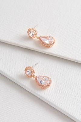 pave dangle earrings