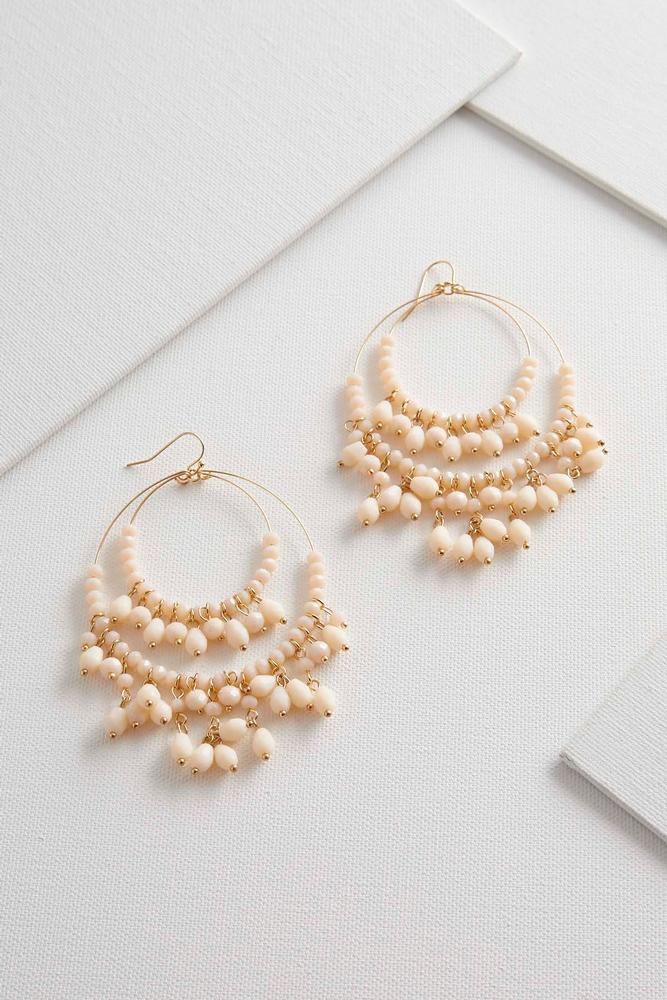 Shaky Crystal Hoops