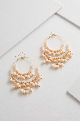 shaky crystal hoops