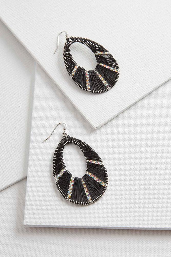 Two- Toned Thread Wrapped Earrings