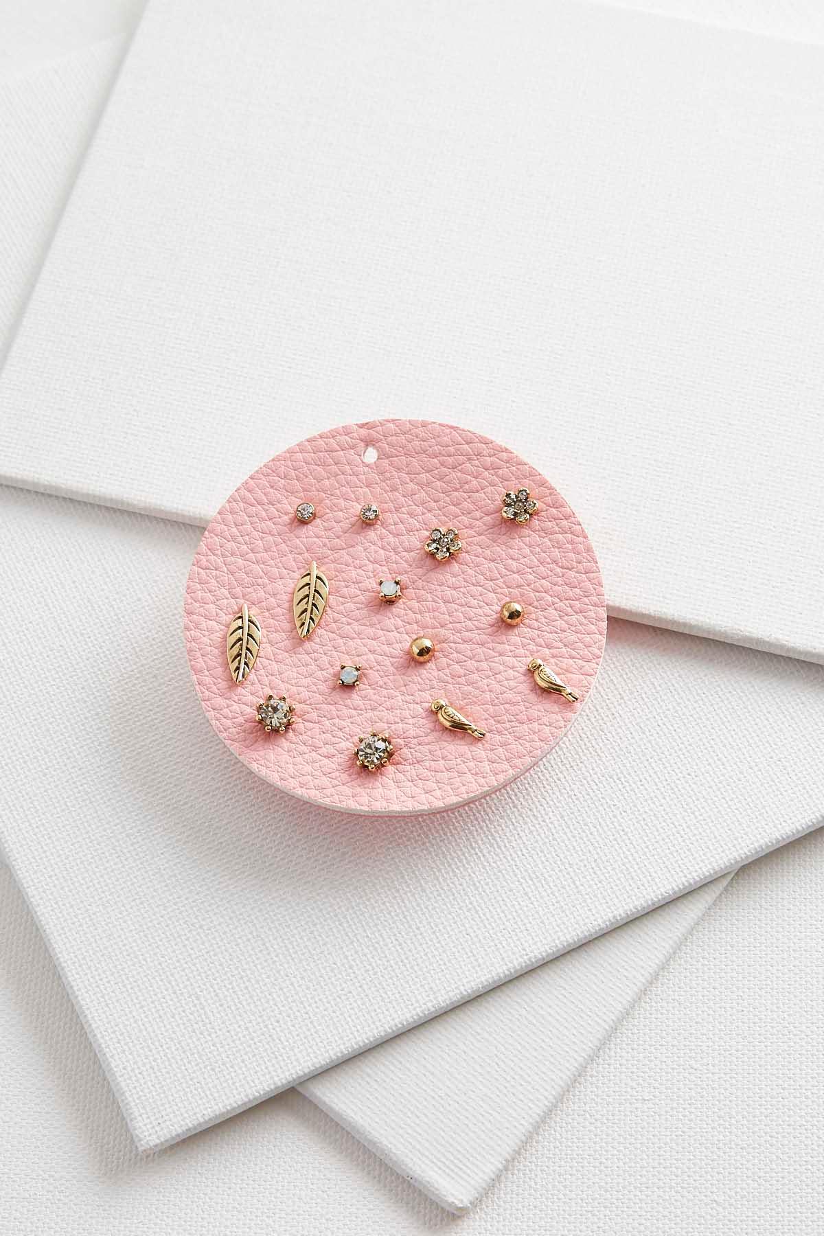 Bird And Leaf Earring Set