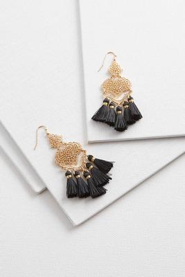 tassel dangle earrings