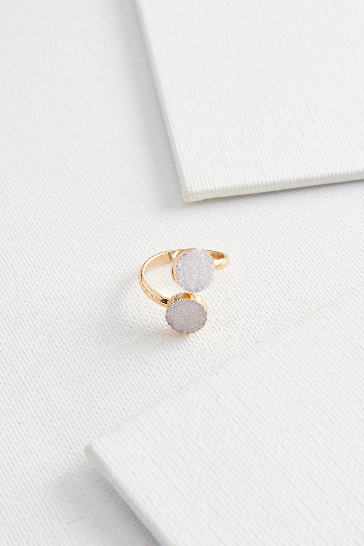Ivory Druzy Wrap Ring