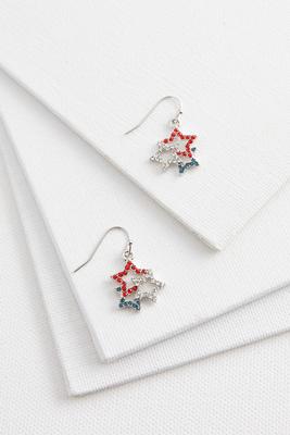 interlocking star earrings