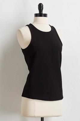 crepe textured tank