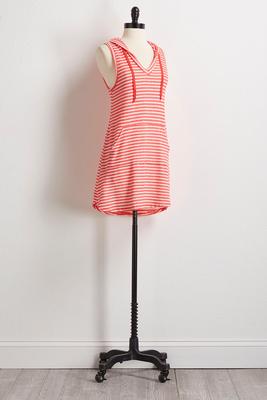terry cloth hoodie dress