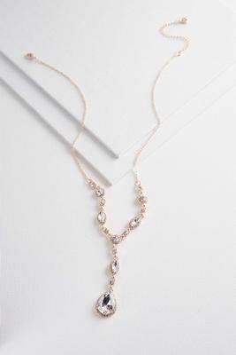 rhinestone pendant necklace