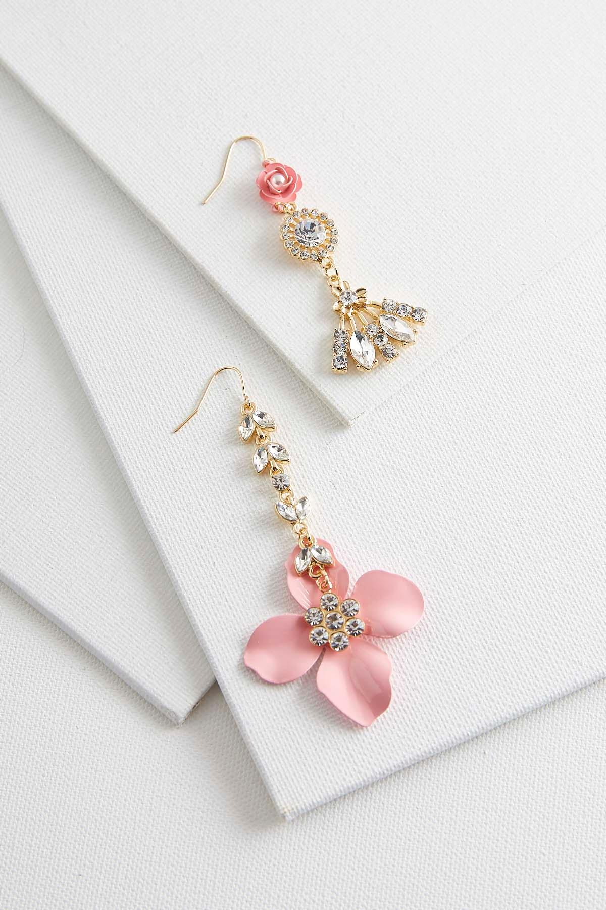 Mix Match Flower Earrings
