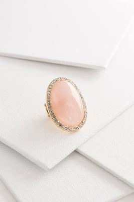 haloed semi-precious statement ring
