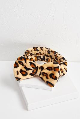 leopard spa headband
