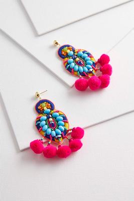 noteworthy neon statement earrings