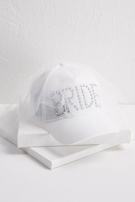 bride veil baseball hat