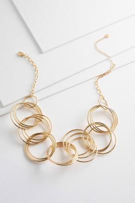 metal link necklace