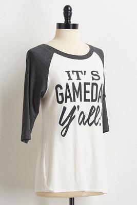 gameday baseball tee