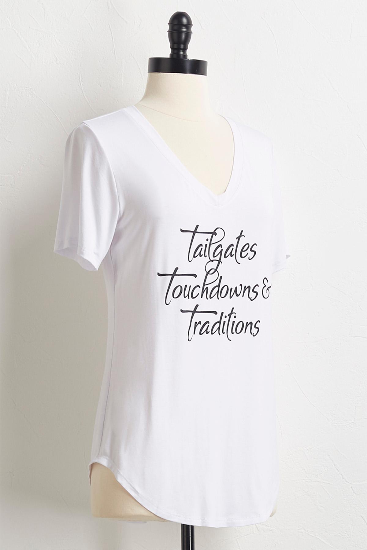 Touchdowns And Traditions Tee