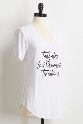 touchdowns and traditions tee
