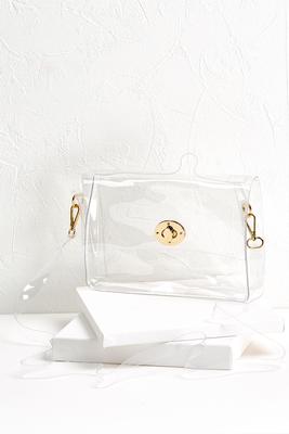 clear crossbody handbag