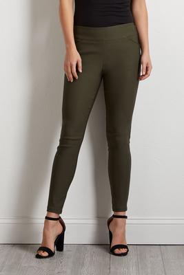 solid olive bengaline pants