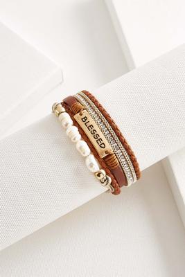 multi layered blessed bracelet