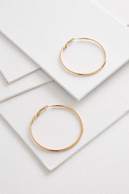 oversized hoop earrings