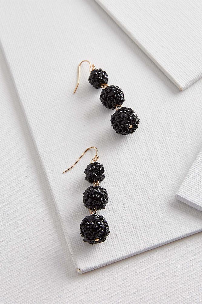 Versona Dangle Crystal Sphere Earrings Dangle Crystal Sphere Earrings