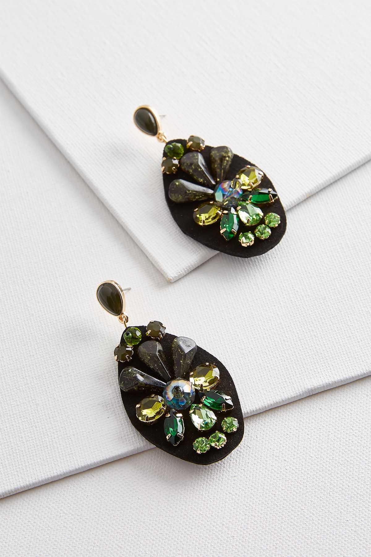 Versona Jeweled Dangle Earrings Jeweled Dangle Earrings