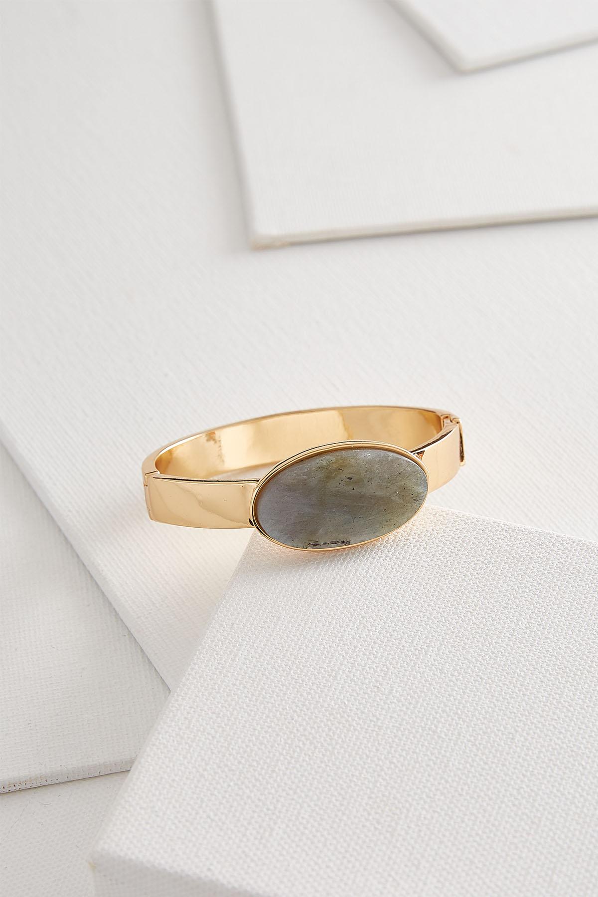 Versona Semi Precious Hinge Bracelet Semi Precious Hinge Bracelet