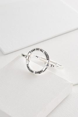 can do all things bangle bracelet