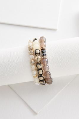 semi-precious bracelet set