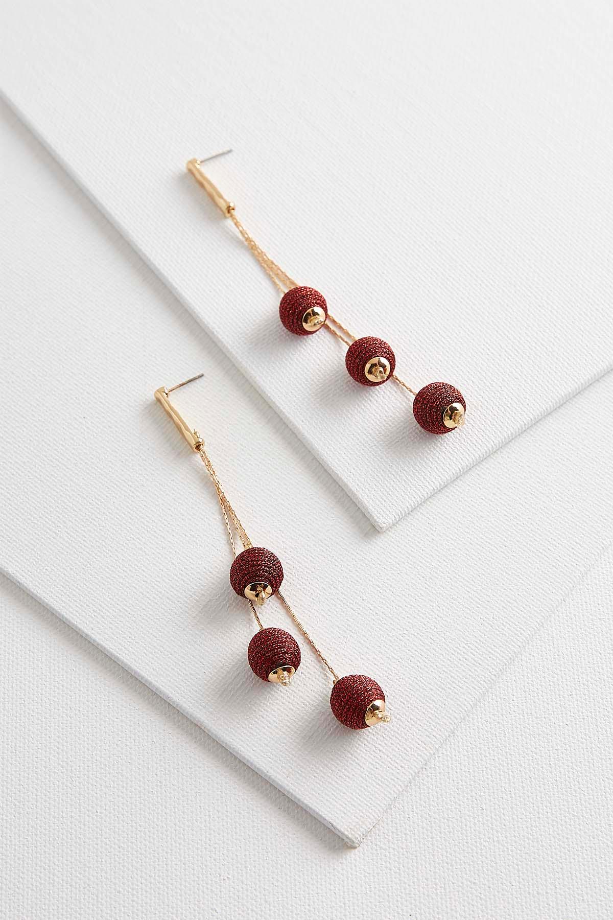Versona Dangling Shimmer Sphere Earrings Dangling Shimmer Sphere Earrings