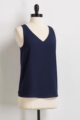 lattice back layered tank