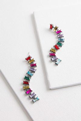 Women S Boutique Earrings Versona Dangling Jeweled Earrings Quick View