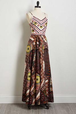 Boutique Applique Dress Black