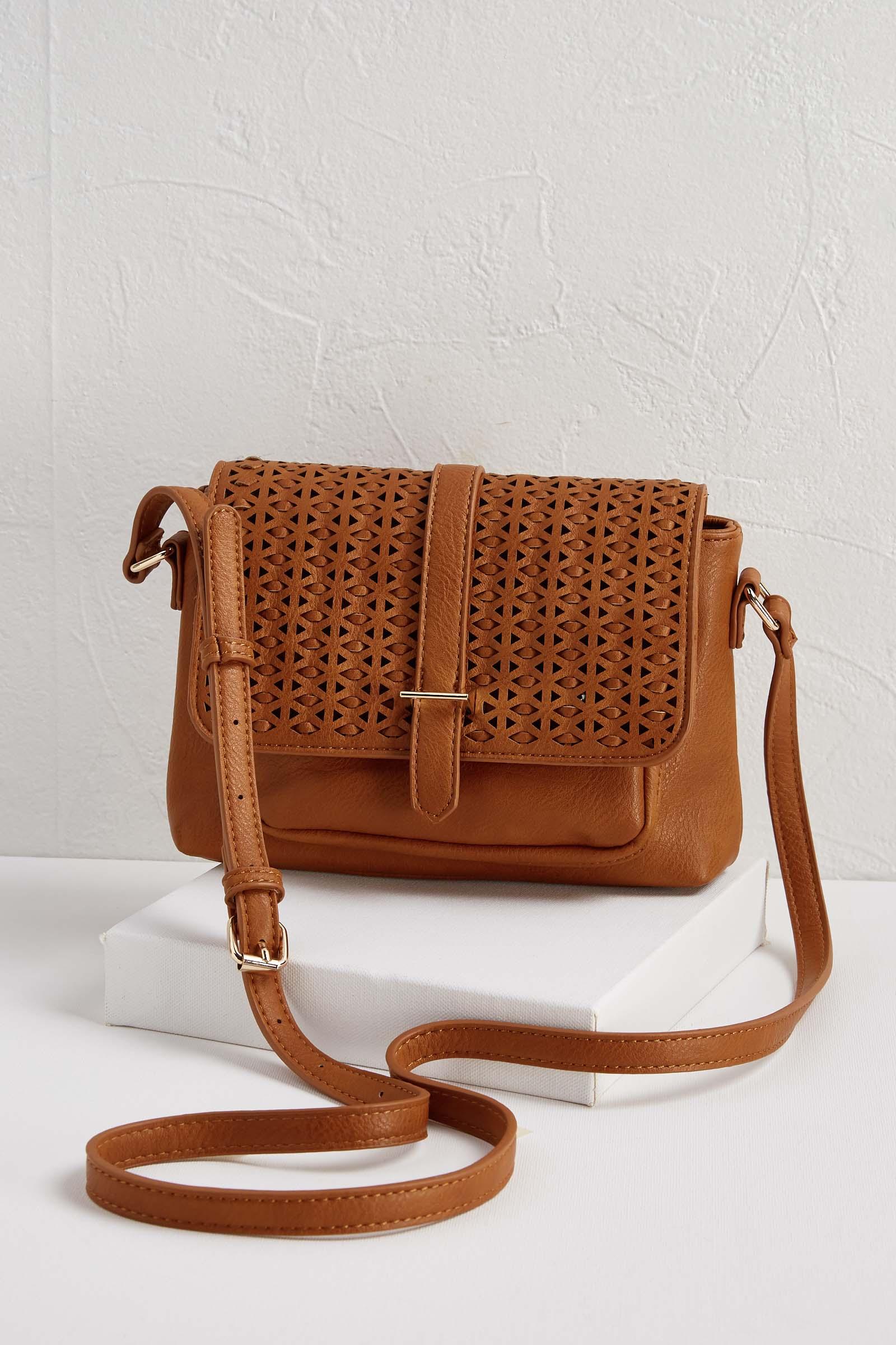 Versona woven crossbody bag