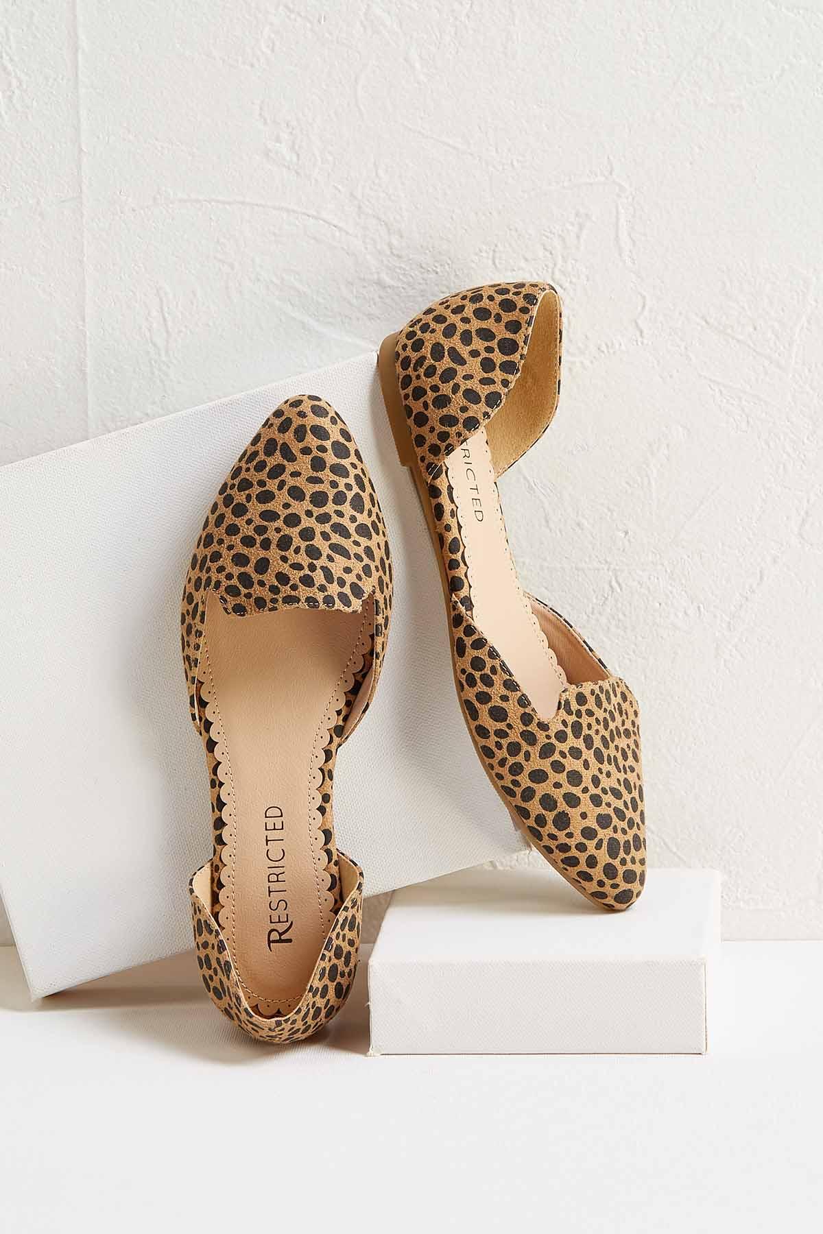 comfortable leopard print flats
