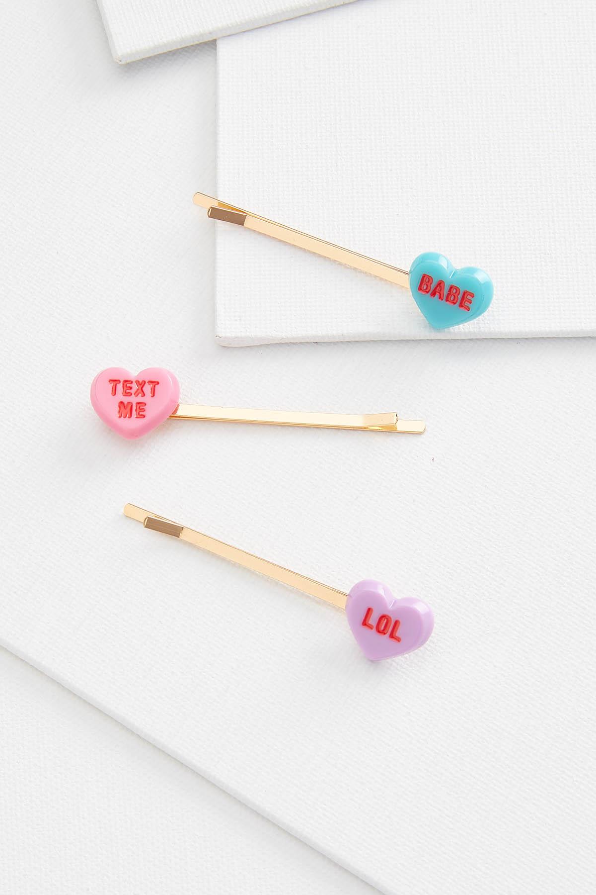 Versona Candy Heart Hair Pins