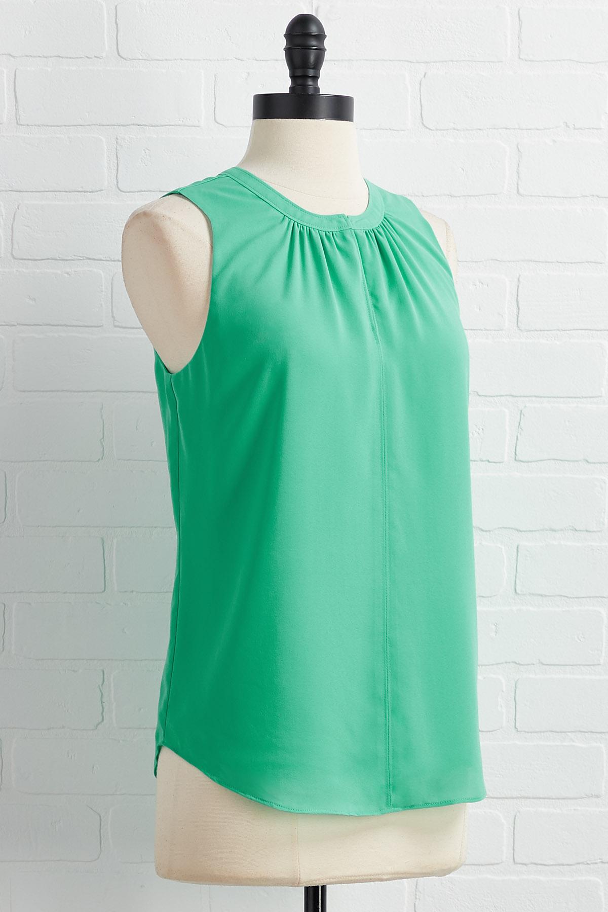 Versona keyhole tank top