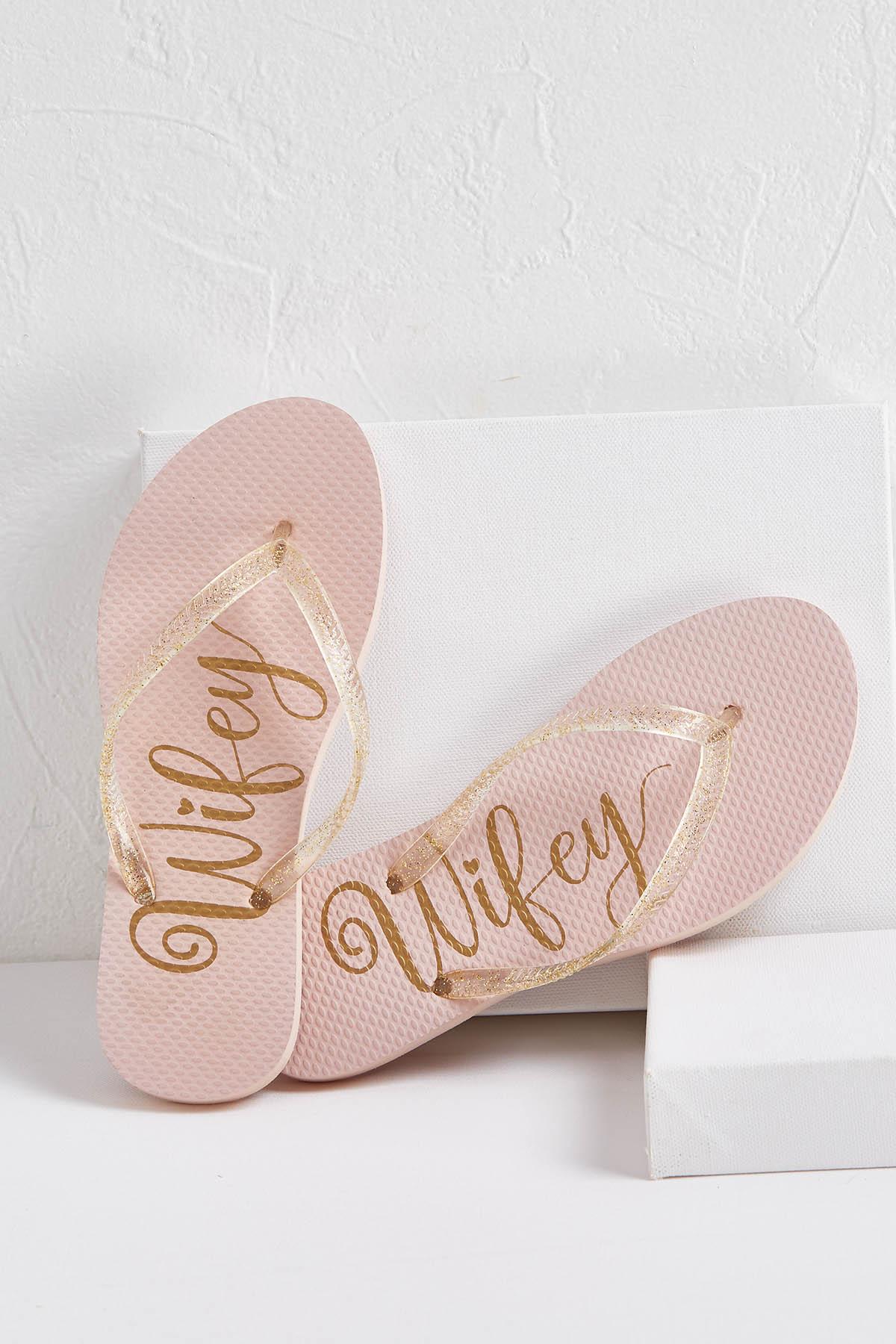 wifey flip flops