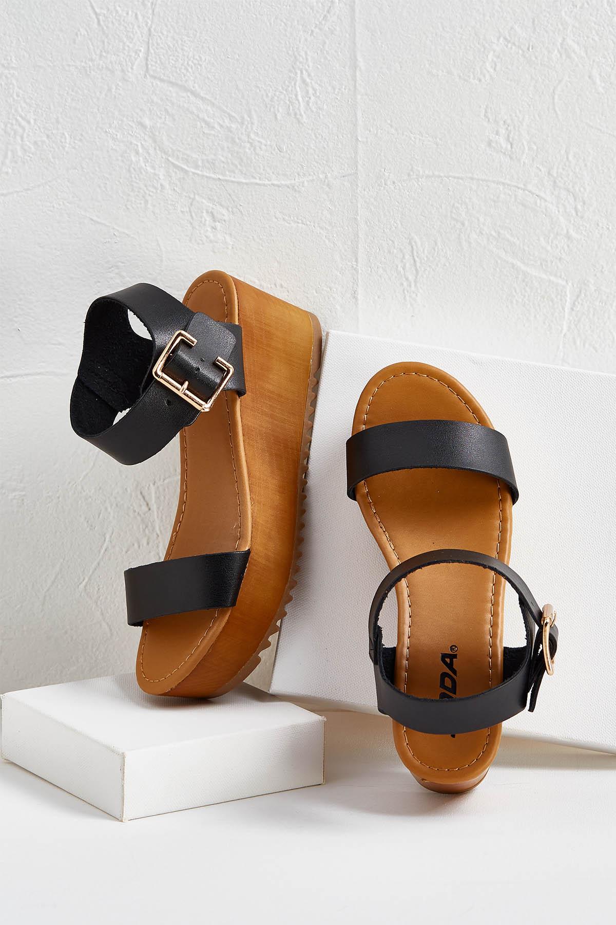 ankle tie flatforms