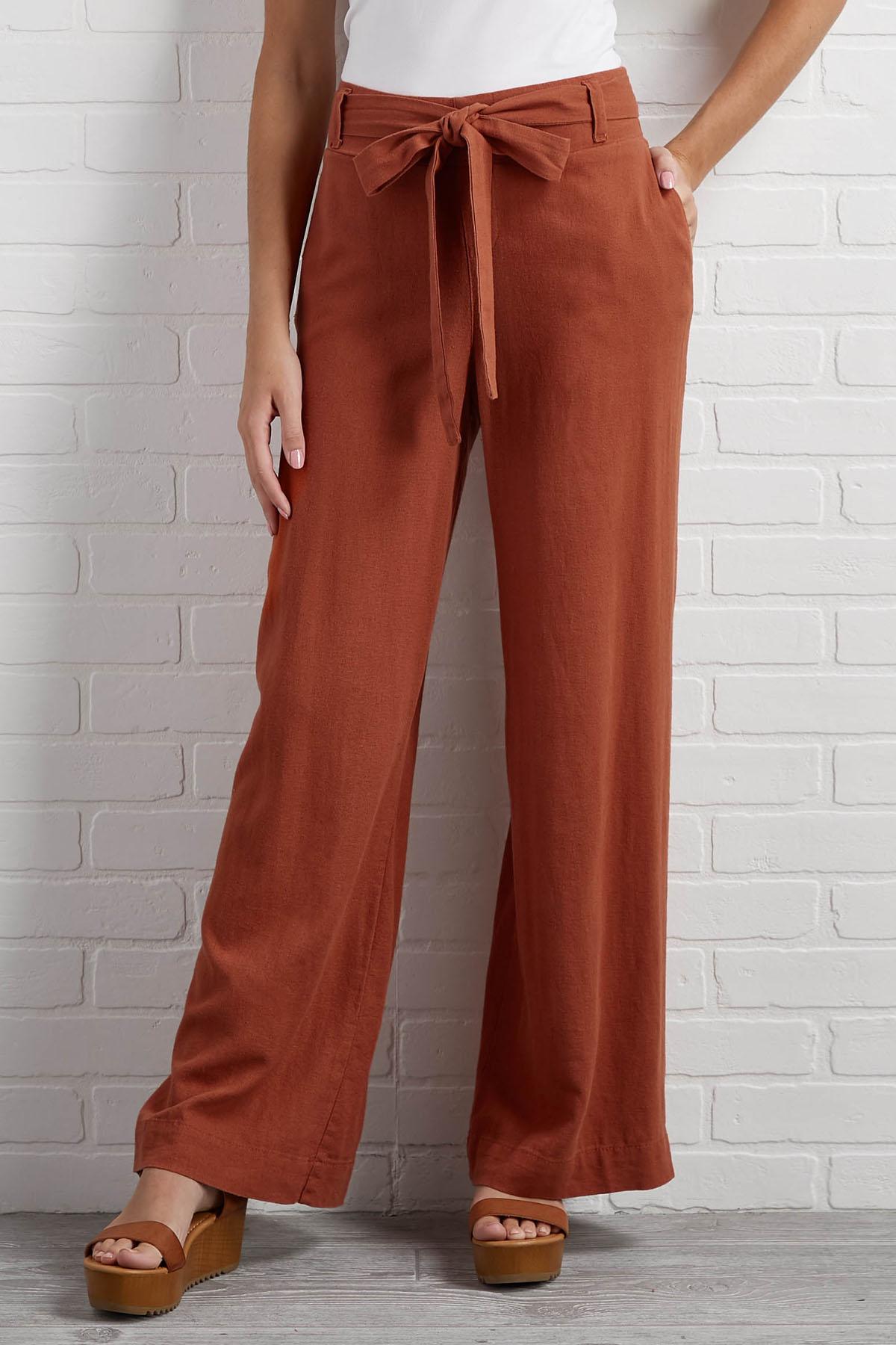 zara rust pants