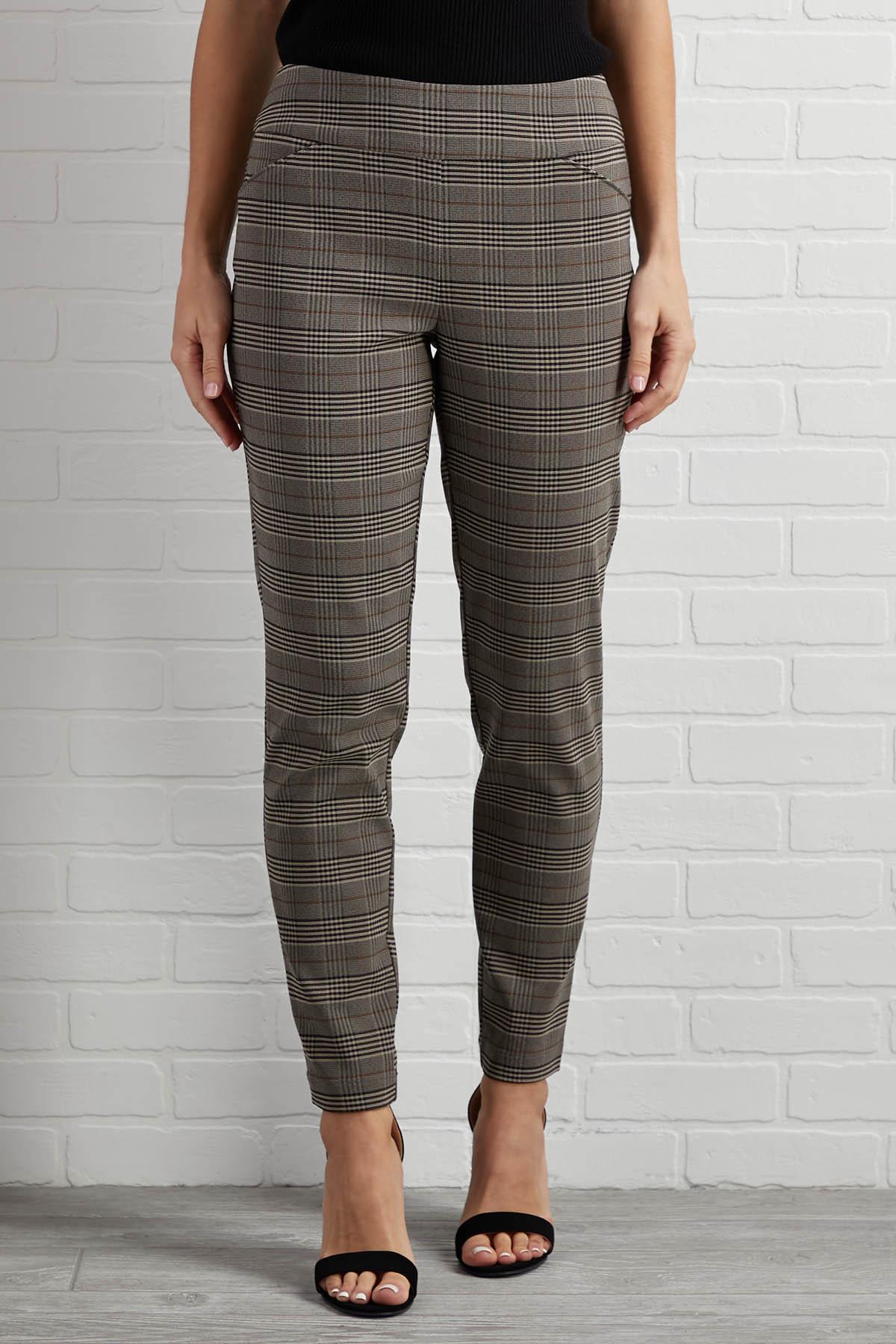 Versona work hard plaid hard pants