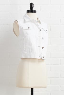 denim vest