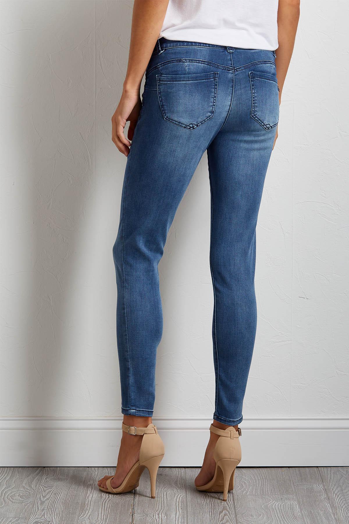 Versona distressed faded jeggings