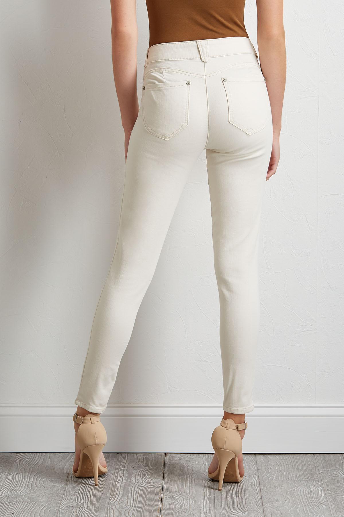 Versona ivory skimmer pants