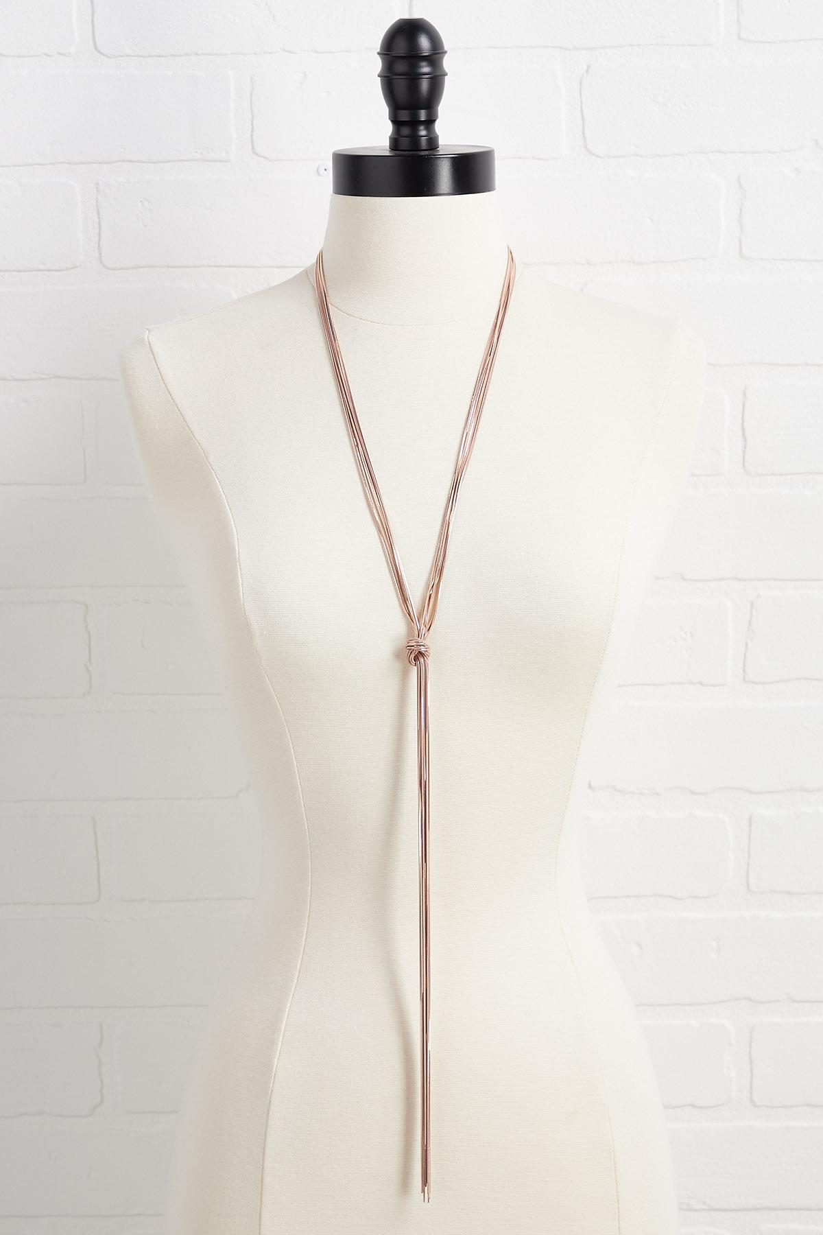 Versona long yneck necklace
